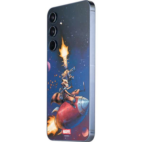 Marvel Rocket Raccoon Rocket Ride Galaxy A36 5G Skin